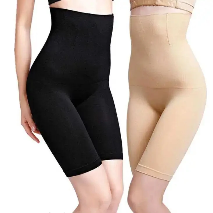 شورت SlimBody بخصر عالي بالأسود والبيج